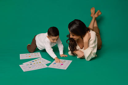 Weekly Bilingual Circle Time Educational 1 Year Learning Plan, 8.5" x 11" Double Sided 52 Worksheets & Digital Download