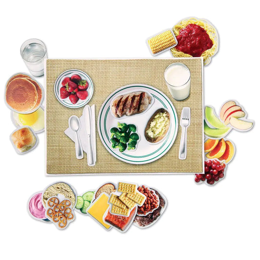 Learning Resources | Magnetic Healthy Foods – 34-Piece Set for Early Nutrition Learning (Ages 3+) | Alimentos Saludables Magnéticos – Juego de 34 Piezas para Aprendizaje Temprano